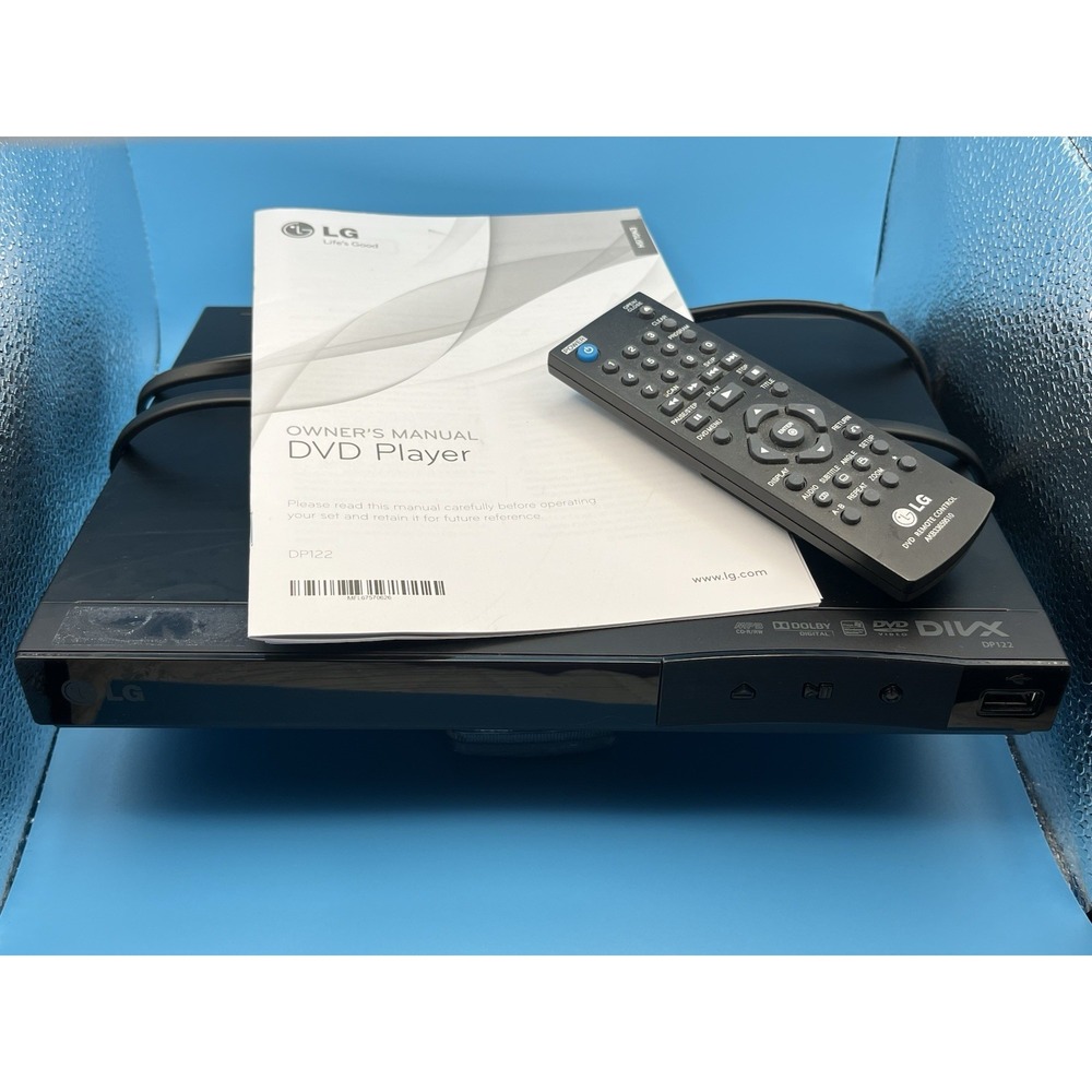 LG DP122 DVD Player‎ with remote -tested and works-